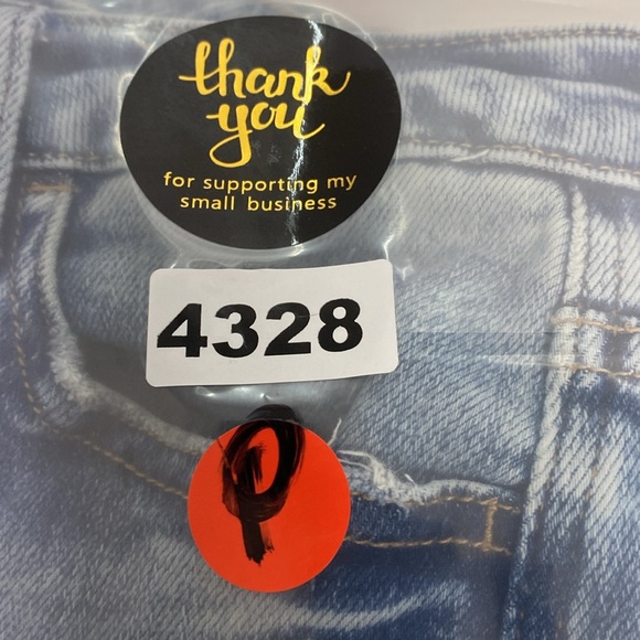 Flying Monkey Streetwear High Rise Super Flare Asymmetrical Button Fly Jeans- 30 - Picture 13 of 15